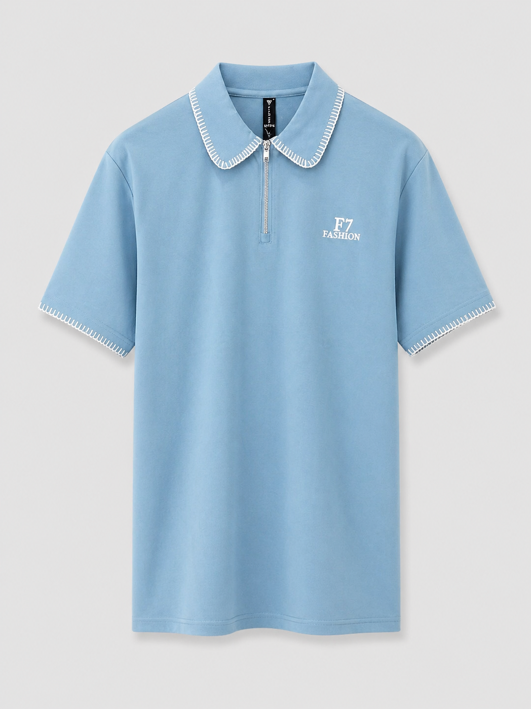 Premium Polo Shirt with Zip Neck