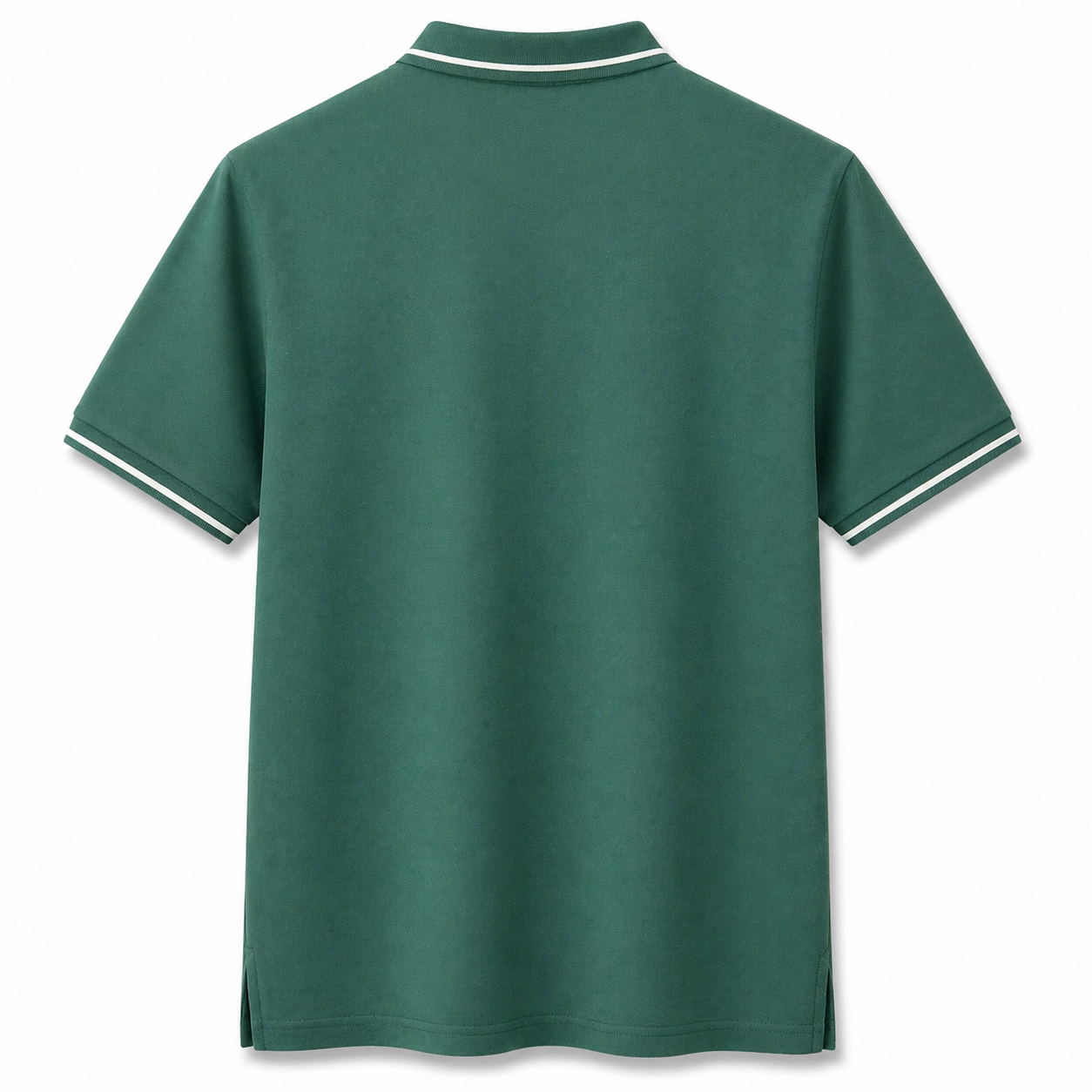 Elite Minimal Logo Polo – Forest Green Edition
