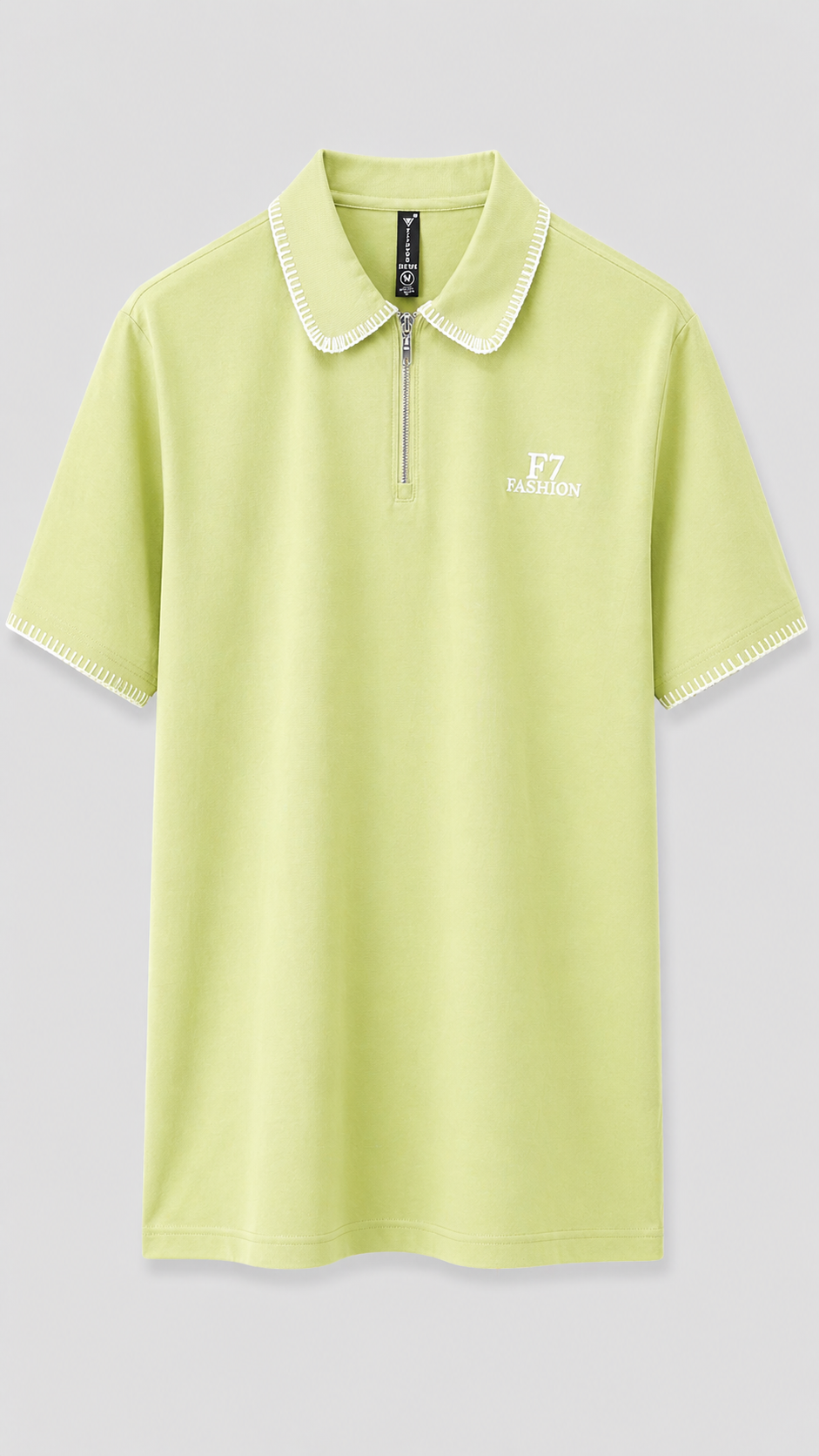 Premium Polo Shirt with Zip Neck