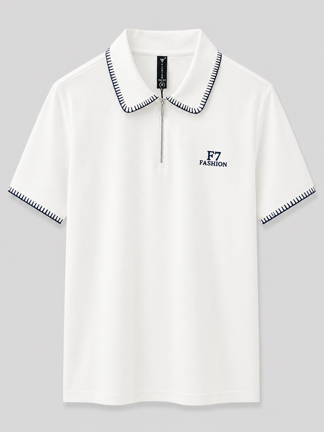 Premium Polo Shirt with Zip Neck
