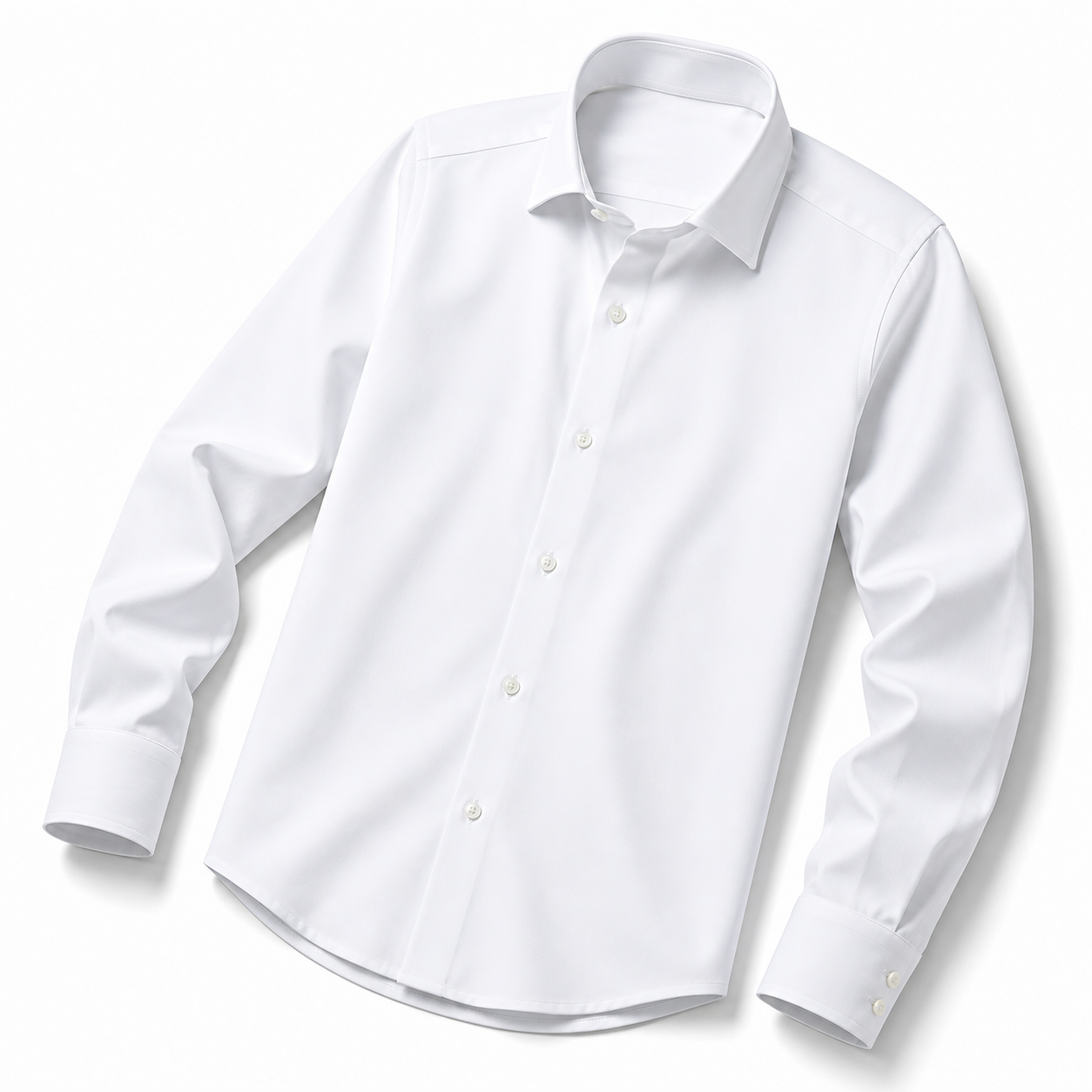white linen men's formal shirt by Styro Hub