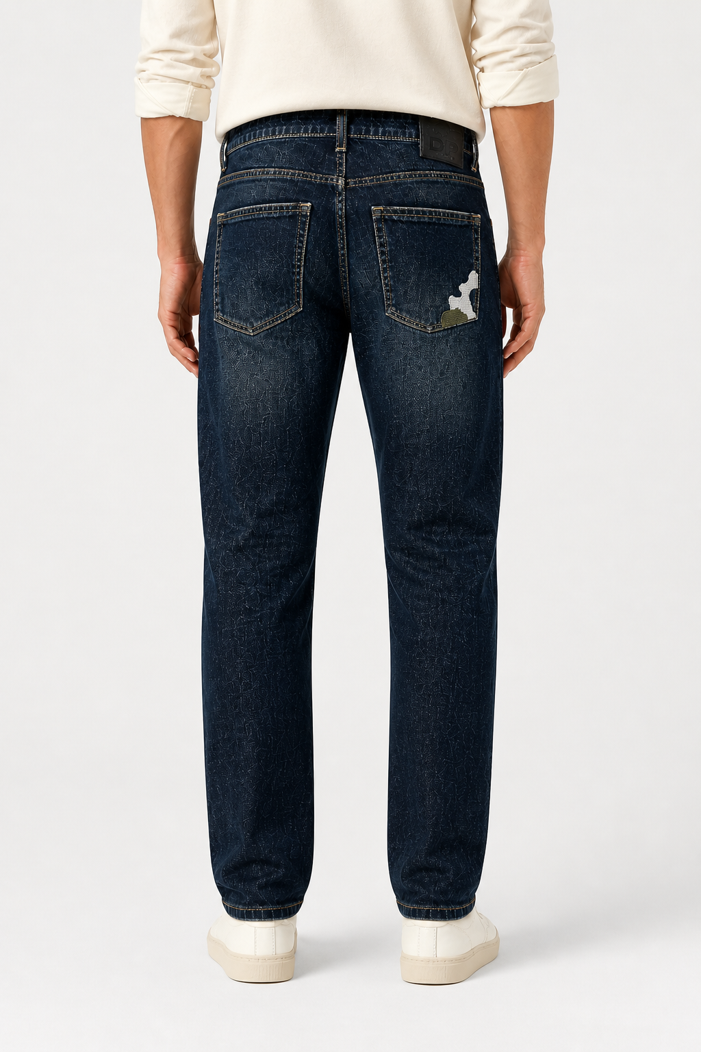 Washed Black Straight Fit Denim Jeans