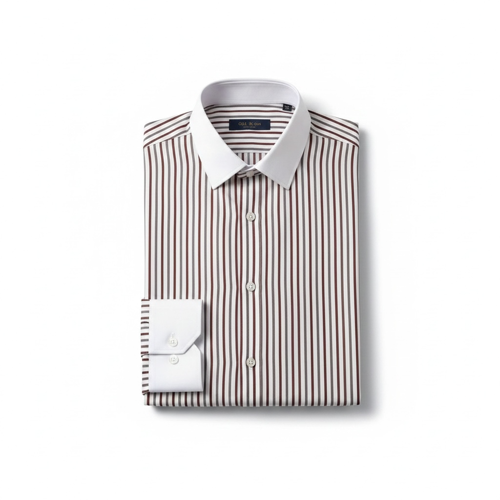 Styro Hub luxery multi stripe Regular Fit Formal Shirts - Textured Full Sleeves Design
