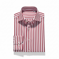 Tailor-made Striped Shirt in Red - A-Grade 104 Quality for Ultimate Comfort and Style