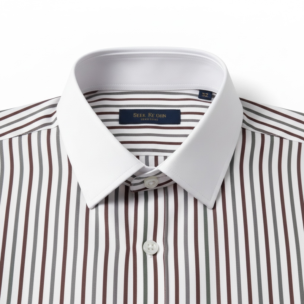 Styro Hub luxery multi stripe Regular Fit Formal Shirts - Textured Full Sleeves Design