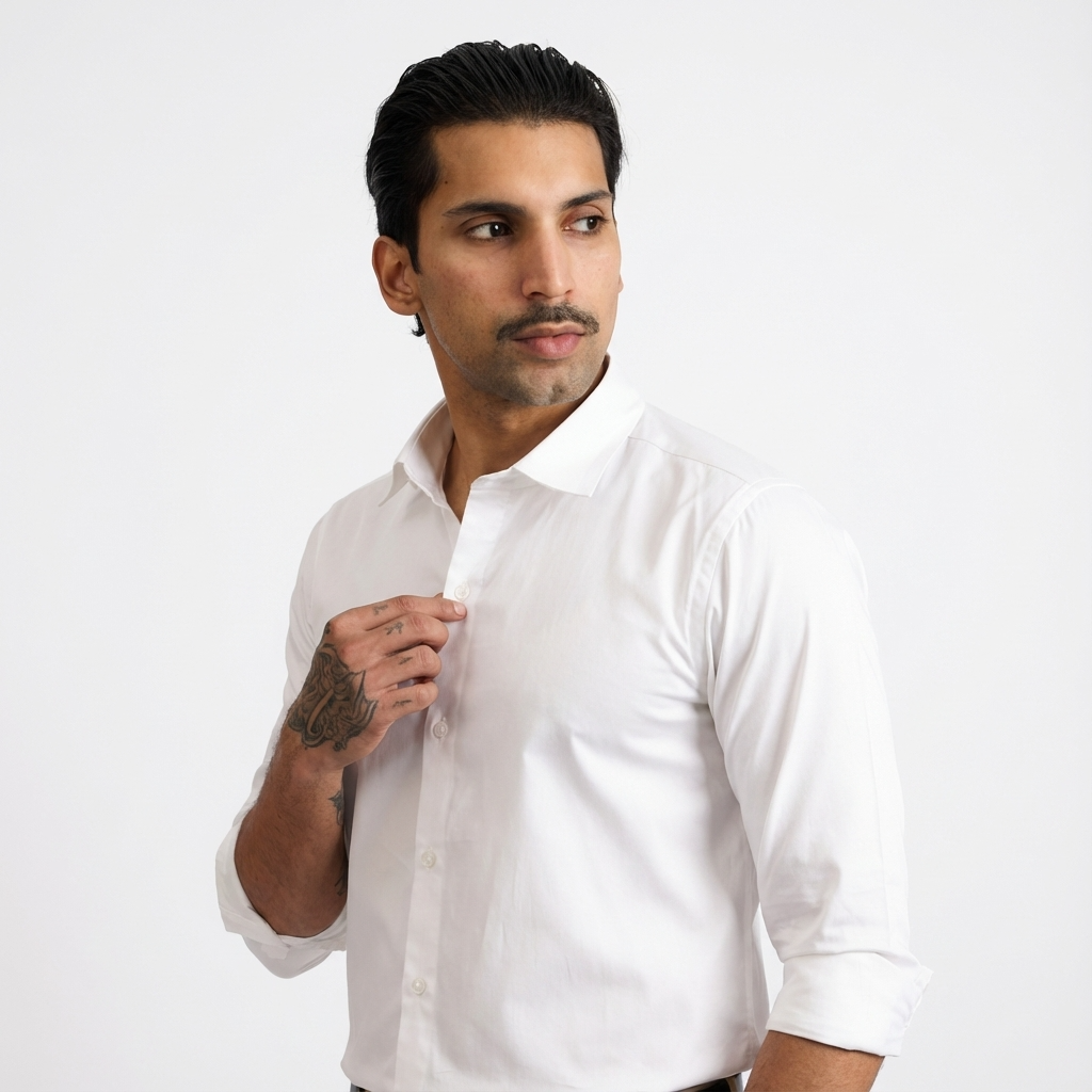 Styro Hub Classic Formalwear White Shirt
