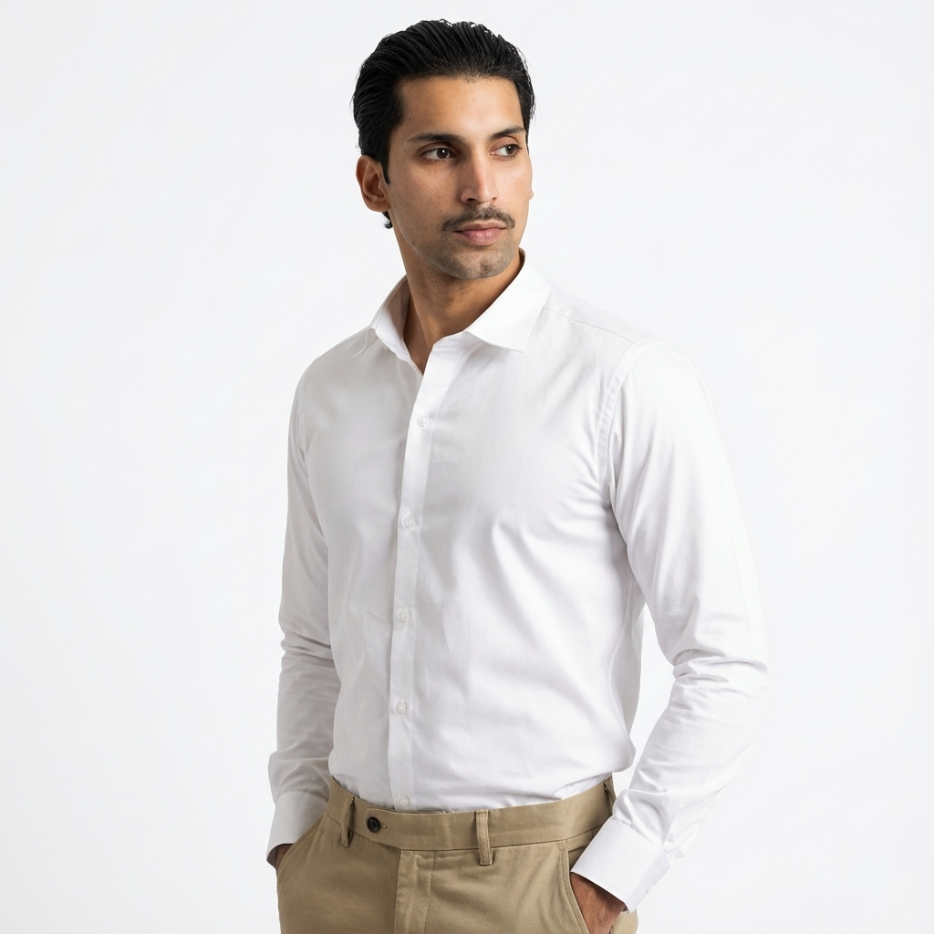 Styro Hub Classic Formalwear White Shirt