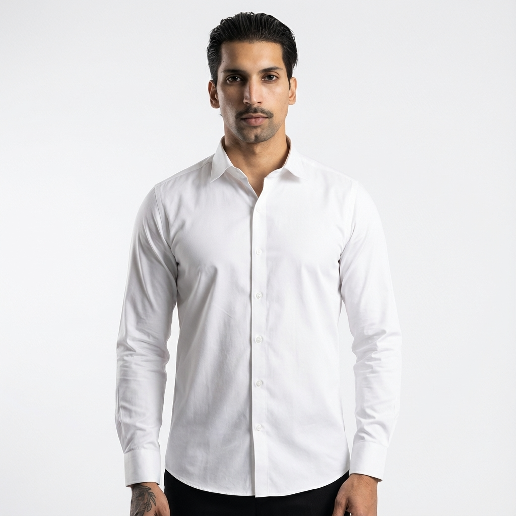 Styro Hub Classic Formalwear White Shirt