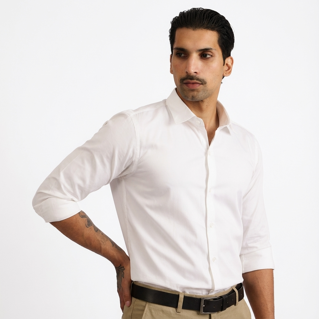 Styro Hub Classic Formalwear White Shirt